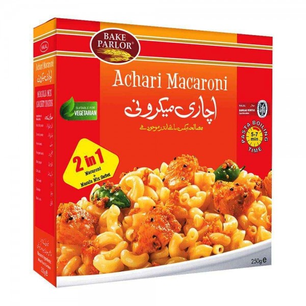 BAKE PARLOR ACHARI MACRONI 250GM