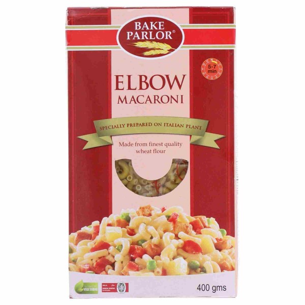 BAKE PARLOR ELBOW MACRONI 400G BOX