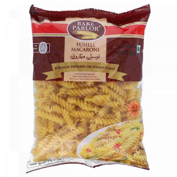 BAKE PARLOR FUSILLI MACRONI 400GM