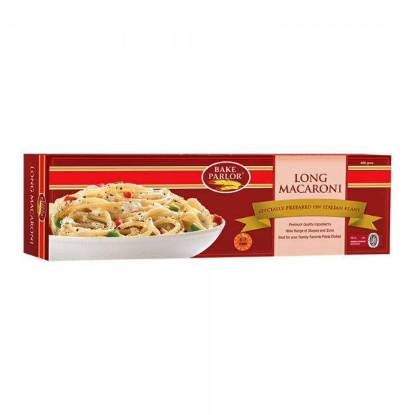 BAKE PARLOR LONG MACRONI 450GM BOX