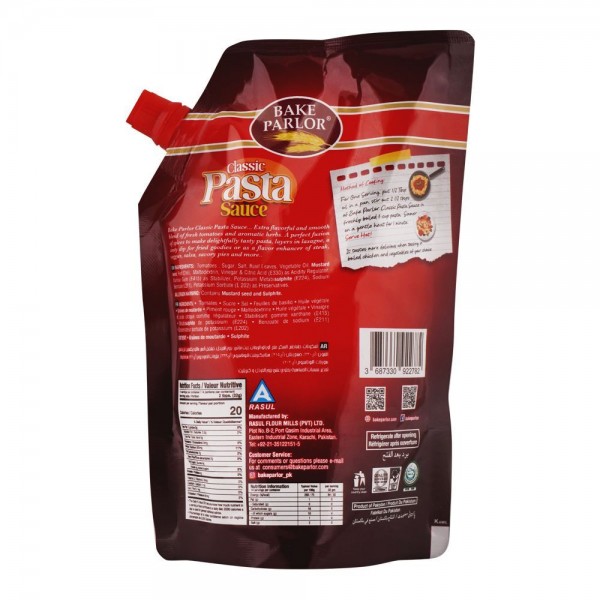 BAKE PARLOR PASTA SAUCE 400GM