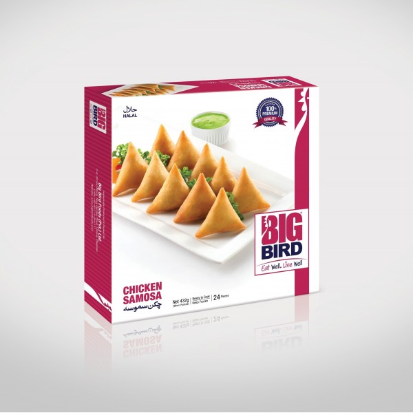BIG BIRD CHICKEN CHUNKY SAMOSA 600GM