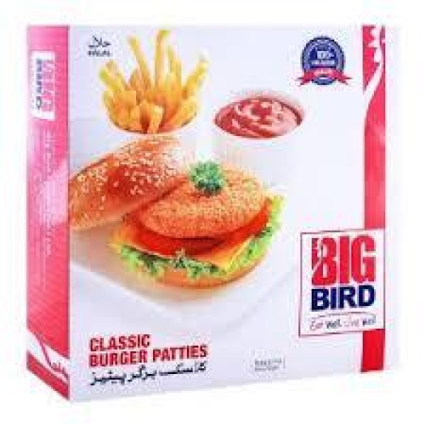 BIG BIRD CLASSIC BURGER PATTIES 240GM