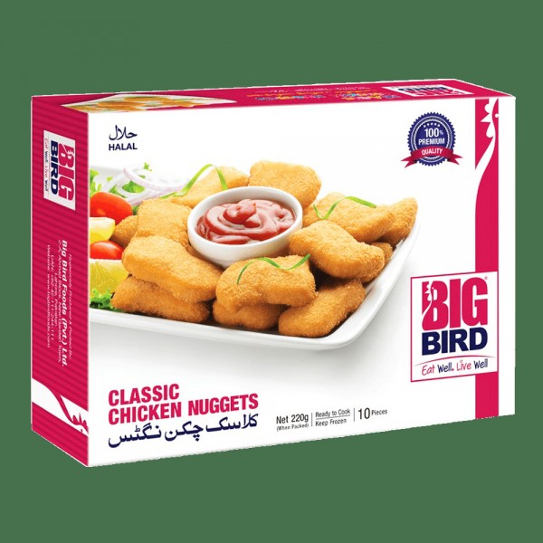 BIG BIRD CLASSIC CHICKEN NUGGETS 220GM
