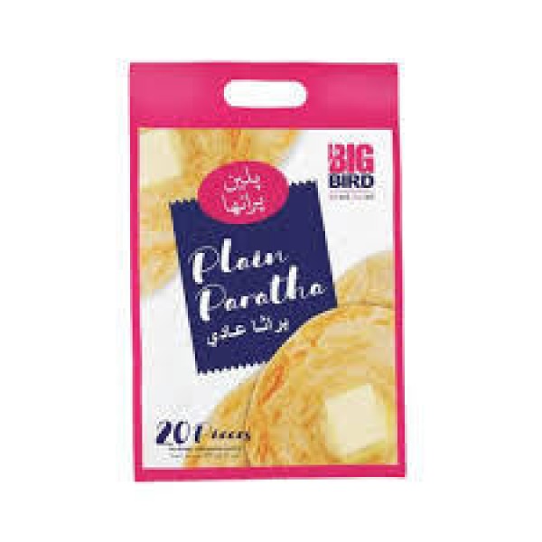 BIG BIRD PLAIN PARATHA 20PCS 1600GM