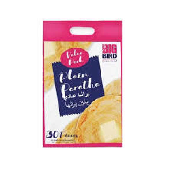 BIG BIRD PLAIN PARATHA 30PCS 2400GM