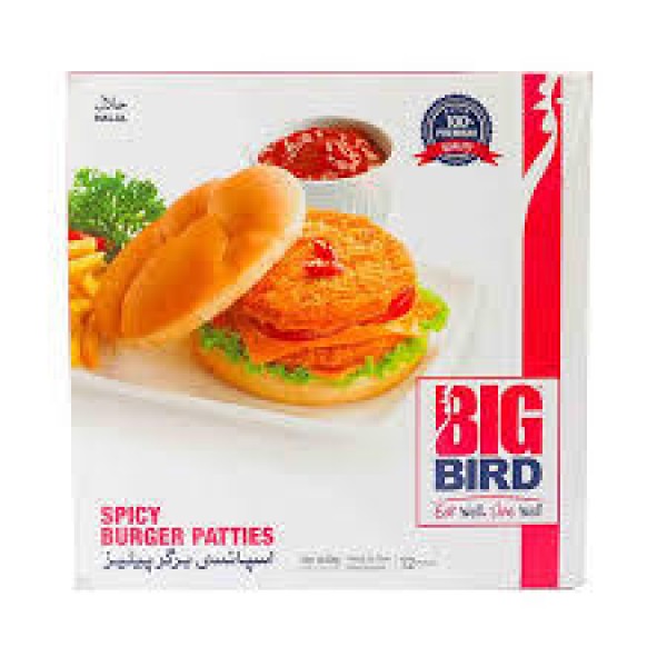 BIG BIRD SPICY BURGER PATTIES 280GM