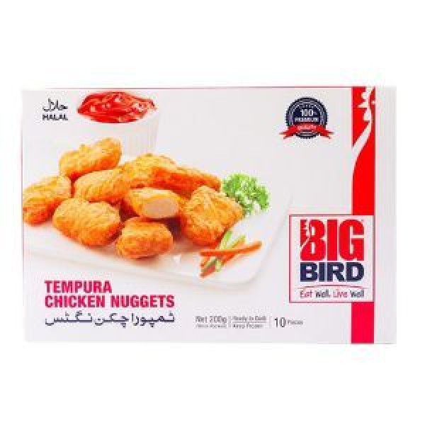 BIG BIRD TEMPURA CHICKEN NUGGETS 200GM