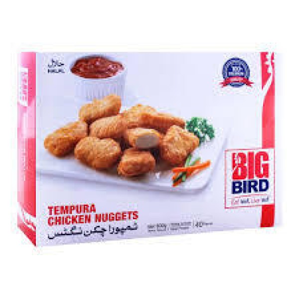 BIG BIRD TEMPURA CHICKEN NUGGETS 800GM