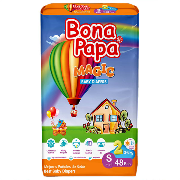 BONA MAGIC BABY DIAPER MINI ECO 48PCS