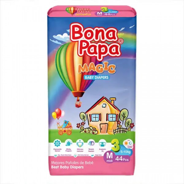 BONA MAGIC BABY DIAPER ECO MIDI 44PCS
