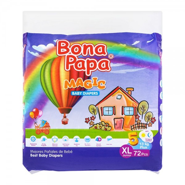 BONA MAGIC BABY DIAPER MEGA XL 72PCS