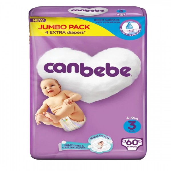 CANBEBE DIAPERS 3-60