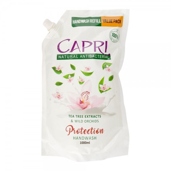 CAPRI HAND WASH GREEN 1000ML REFIL