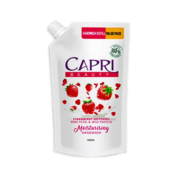 CAPRI HAND WASH PINK 1000ML REFILL