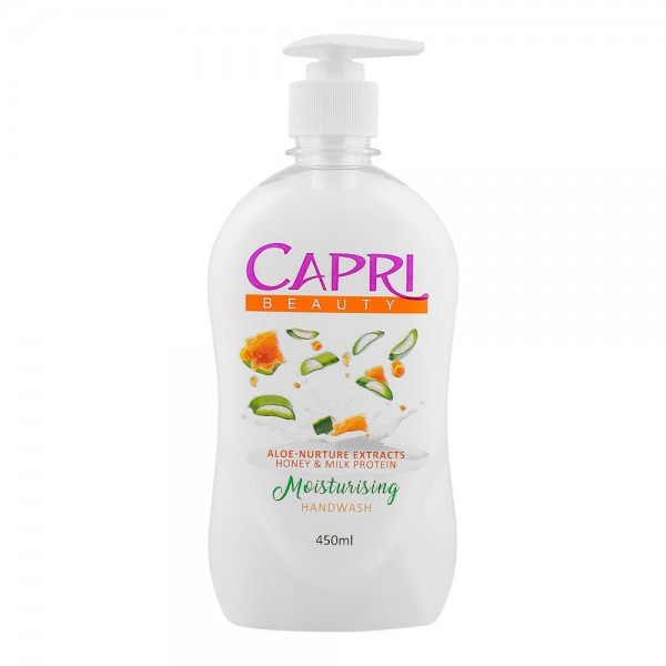 CAPRI HAND WASH WHITE 450ML