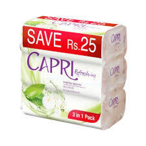 CAPRI SOAP GREEN TEA 3x120G