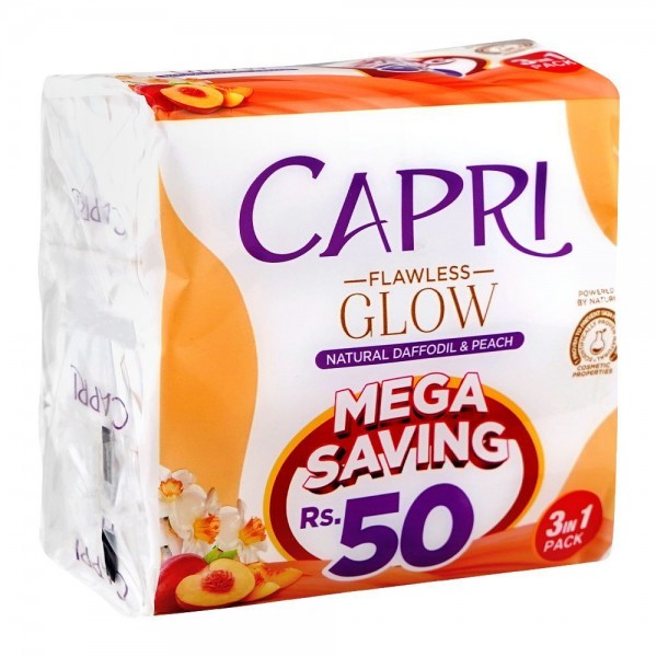 CAPRI SOAP PEACH 3x150G
