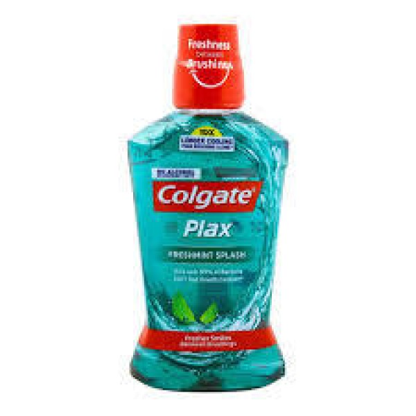 COLGATE PLAX FRESHMINT SPLASH MOUTH WASH 500ML