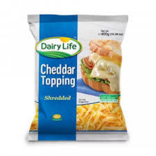 DAIRY LIFE CHEDDAR SHREDDED 400GM