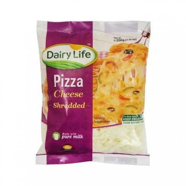 DAIRY LIFE PIZZA TOPPING SHREDDED 200GM