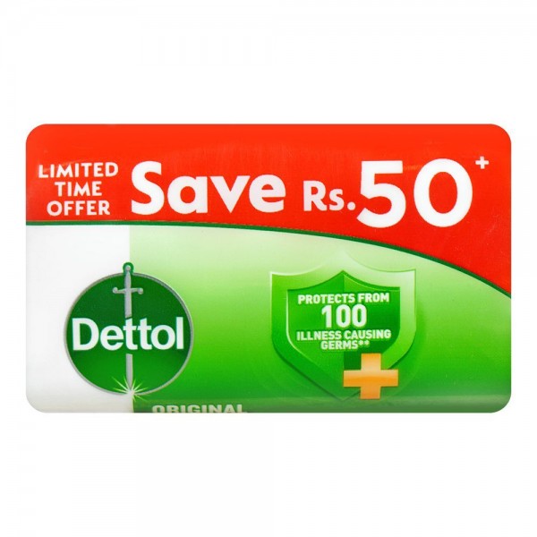 DETTOL ORIGINAL SOAP PACK OF 3 160GM