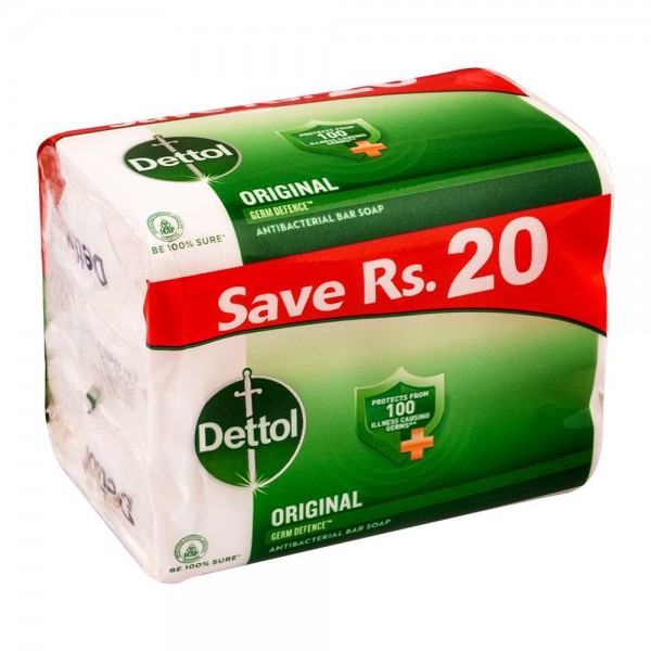 DETTOL ORIGINAL SOAP PACK OF 3 80GM