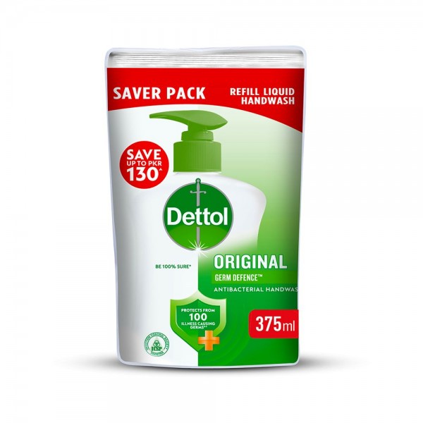 DETTOL REFILL LIQUID HANDWASH ORIGNAL 375ML