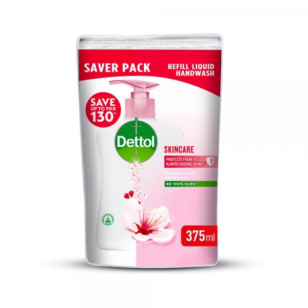 DETTOL REFILL LIQUID HANDWASH SKIN CARE 375ML