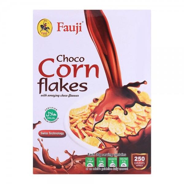 FAUJI CHOCOLATE CORN FLAKES 250G