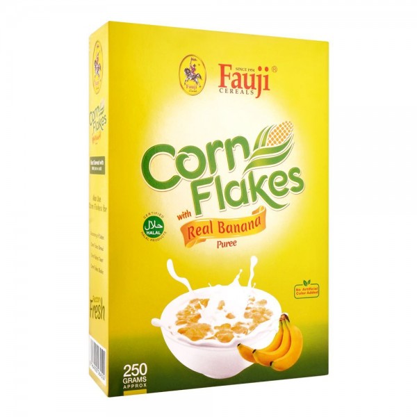 FAUJI CORN FLAKES BANANA 250G