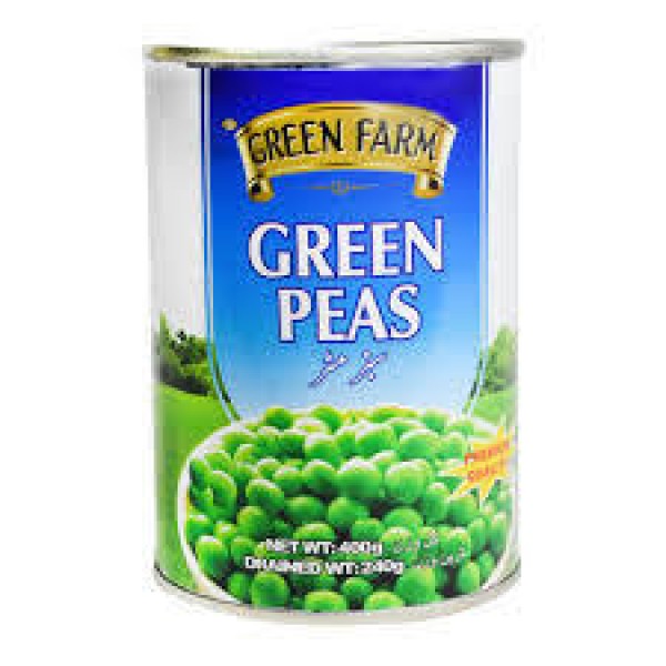 GREEN FARM GREEN PEAS 400GM