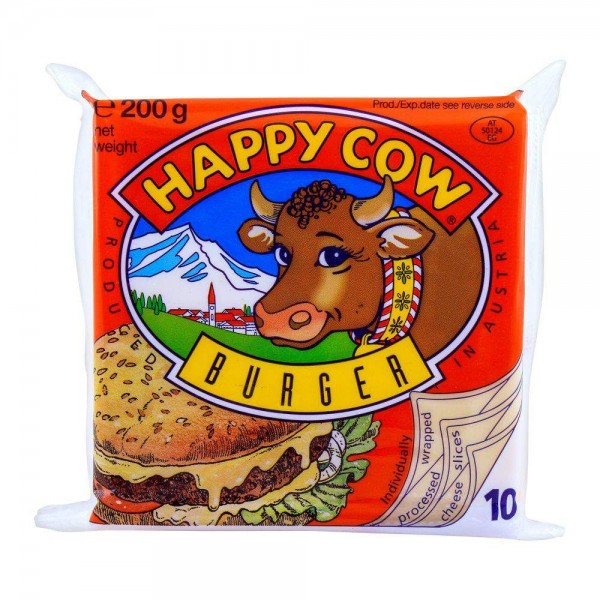 HAPPY COW BURGER 10 SLICES 200G