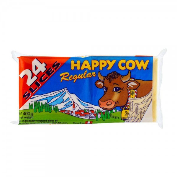 HAPPY COW DOUBLE PACK SLICES REGULAR 24SLICES 400G