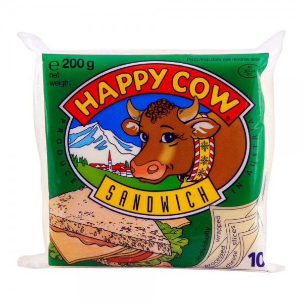 HAPPY COW SANWICH 10 SLICES 200G