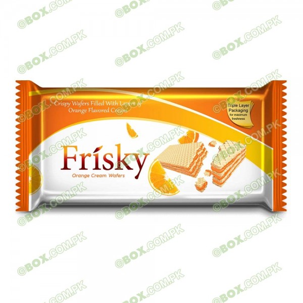 INOVATIVE FRISKY ORANGE CREAM WAFER RS 150