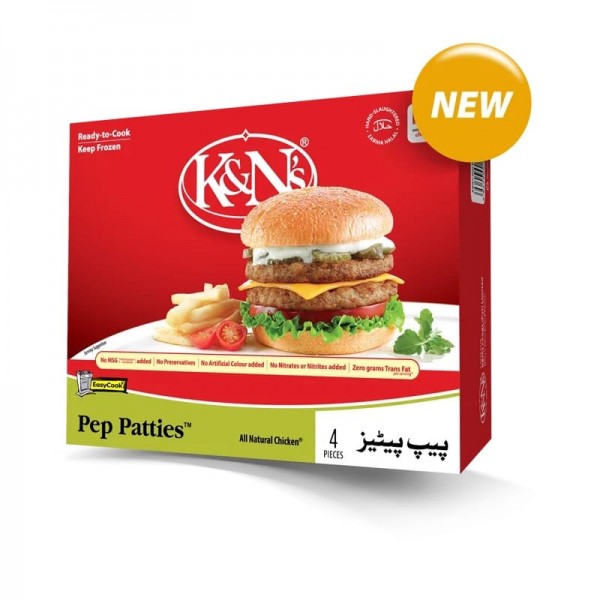 K&N`S PEP PATTIES 375GM