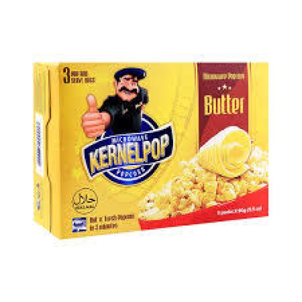 KERNELPOP BUTTER POPCORN 90Gx3