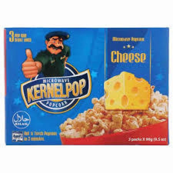 KERNELPOP CHEESE POPCORN 90Gx3