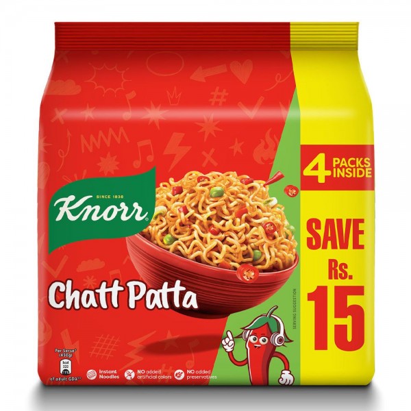 KNORR CHATT PATTA NOODLES 122GM