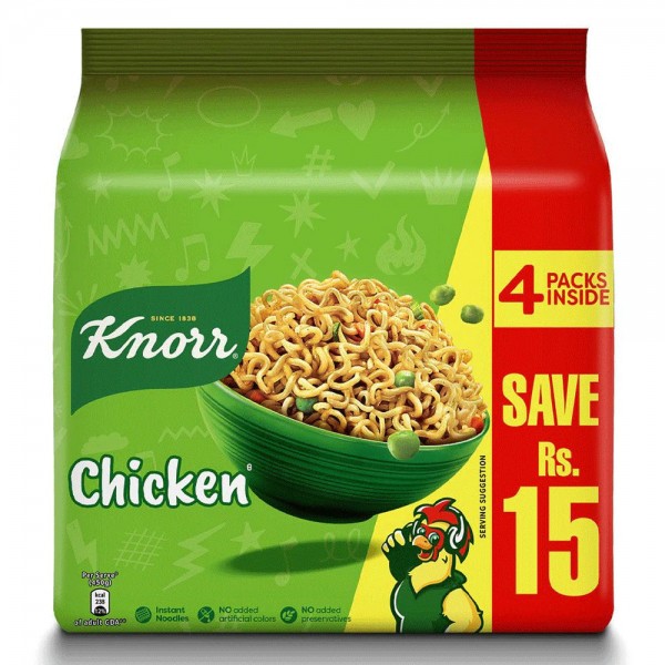 KNORR CHICKEN NOODLES 200GM FAMILY PACK SAVE RS 15