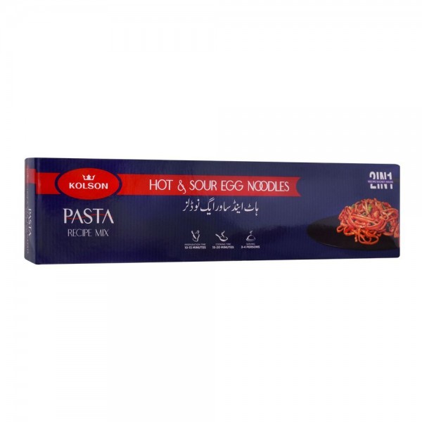 KOLSON HOT & SOUR EGG NOODLES 250GM