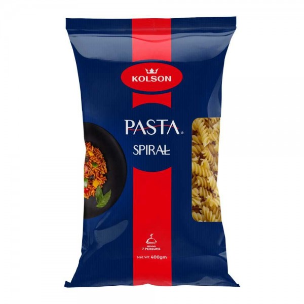 KOLSON PASTA SPRIAL 400GM