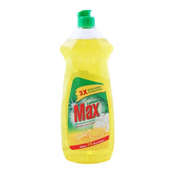 LEMON MAX DISHWASH LIQUID 750ML BOTTLE