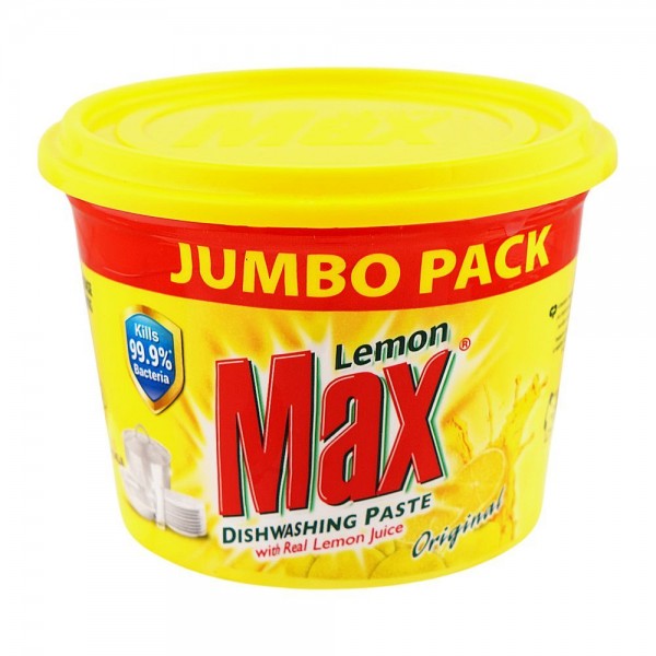 LEMON MAX DISHWASHING PASTE ORIGINAL 750GM