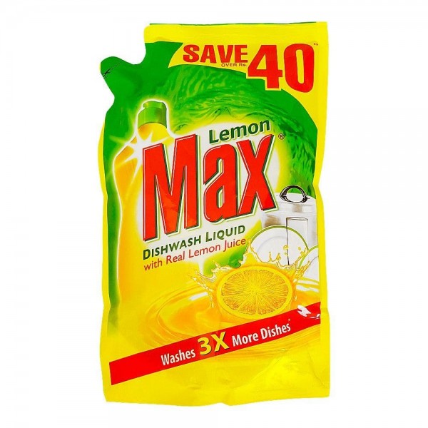 LEMON MAX LIQUID POUCH 450ML