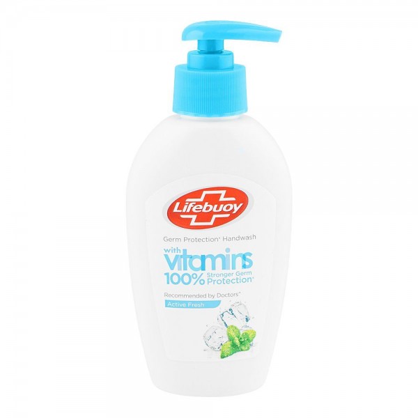 LIFEBUOY HAND WASH ACTIVE FRESH 200ML BOTTLE