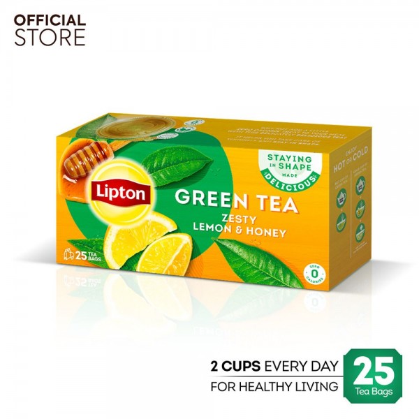 LIPTON GREEN TEA LEMON HONEY 25PC