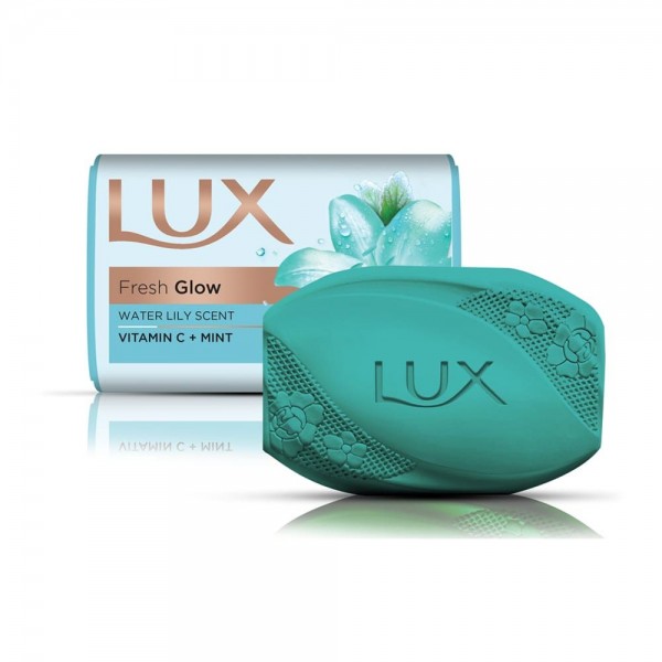 LUX FRESH GLOW WATER LILY SCENT SOAP 128G
