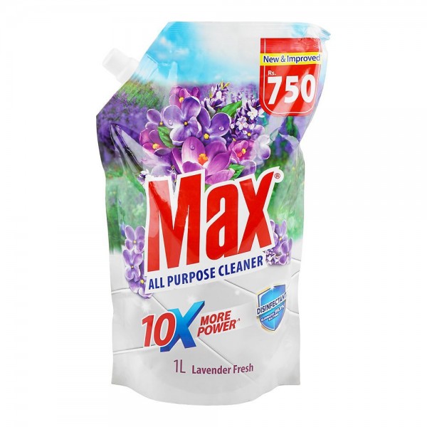 MAX APC LAVENDER 1000ML REFIL POUCH